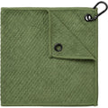 Txfvd Diamond-Weave Court Towel with Grommet and Carabiner Moss - Product view