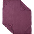 Txfvd Yoga Mat Towel with Four Corner Pockets 183 x 63 cm Plum - Product view